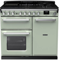 Rangemaster Range Cooker Dual Fuel ESDL100DFPMNT-CM1 - Mint / Chrome