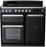 Rangemaster Range Cooker Induction ESDL100EIPGBL-CM1 - Gloss Black / Chrome