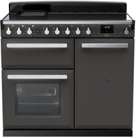 Rangemaster Range Cooker Induction ESDL100EIPSLT-CM1 - Slate / Chrome