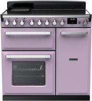 Rangemaster Range Cooker Induction ESDL90EIPHTH-CM1 - Heather / Chrome