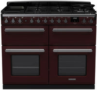 Rangemaster Range Cooker Dual Fuel ESDLB110DFPBOR-CM1 - Bordeaux / Chrome