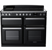 Rangemaster Range Cooker Induction ESDLB110EIPGBL-CM1 - Gloss Black / Chrome