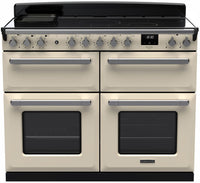 Rangemaster Range Cooker Induction ESDLB110EIPPCR-CM1 - Pale Cream / Chrome