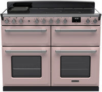 Rangemaster Range Cooker Induction ESDLB110EIPPPK-CM1 - Pale Pink / Chrome
