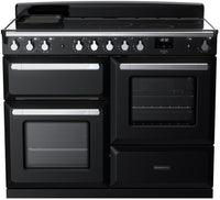 Rangemaster Range Cooker Induction ESDLO110EIPGBL-CM1 - Gloss Black / Chrome