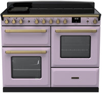 Rangemaster Range Cooker Induction ESDLO110EIPHTH-AB1 - Heather / Antique Brass