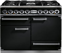 Falcon Range Cooker Dual Fuel F1092DXDFBL-CM - Black / Chrome