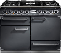 Falcon Range Cooker Dual Fuel F1092DXDFSL-NM - Slate / Nickle