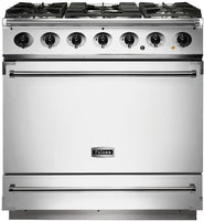 Falcon Range Cooker Dual Fuel F900SDFWH-NM - White / Nickel
