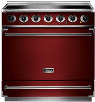 Falcon Range Cooker Induction F900SEIRD-N - Cherry Red / Nickle