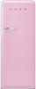 Smeg Freestanding Fridge Icebox FAB28RPK5UK - Pink