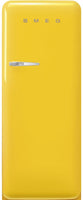 Smeg Freestanding Fridge Icebox FAB28RYW5UK - Yellow