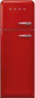 Smeg Freestanding Fridge Freezer FAB30LRD5UK - Red