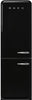 Smeg Freestanding Fridge Freezer Frost Free FAB32LBL5UK - Black