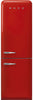Smeg Freestanding Fridge Freezer Frost Free FAB32RRD5UK - Red