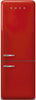 Smeg Freestanding Fridge Freezer Frost Free FAB38RRD5 - Red