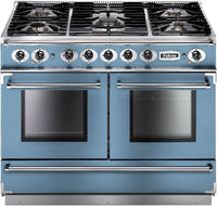 Falcon Range Cooker Dual Fuel FCON1092DFCA-NM - China Blue / Nickel
