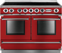 Falcon Range Cooker Induction FCON1092EIRD-N-EU - Cherry Red / Nickle