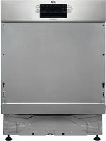 AEG Built In 60 Cm Dishwasher Semi FEE64917ZM - Stainless Steel