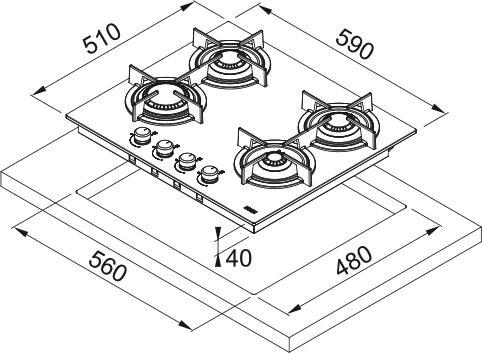 FHCR-604-4G-HE-BK-C
