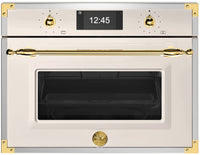 Bertazzoni Combi Microwave FHER4077MTAG3 - Ivory / Gold