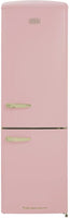 CDA Freestanding Fridge Freezer Frost Free FLORENCE-TEAROSE - Tea Rose