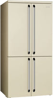 Smeg Freestanding American Style Refrigeration FQ960P6 - Cream