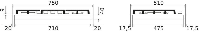 HCG75SCK-BK