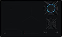 AEG Dual Fuel Hob HDB95623NB - Black