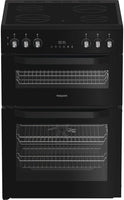 Hotpoint Slot In Cooker Ceramic HDE6VDC2B1 - Black
