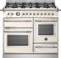 Bertazzoni Range Cooker Dual Fuel HER106L3EAVT - Ivory