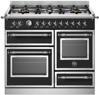 Bertazzoni Range Cooker Dual Fuel HER106L3ENET2 - Matt Black