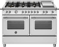 Bertazzoni Range Cooker Dual Fuel HER126G2EXT - Stainless Steel