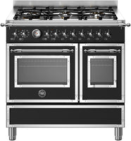 Bertazzoni Range Cooker Dual Fuel HER96L2ENET - Matt Black