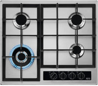 AEG Gas Hob HGB64420YM - Stainless Steel