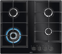 AEG Gas Hob HKB64420NB - Black