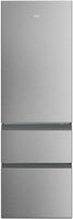 Haier Freestanding Fridge Freezer Frost Free HTR3618DNMM - Inox