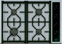 Wolf Gas Hob ICBCG304T-S-LP - Stainless Steel