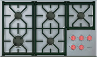 Wolf Gas Hob ICBCG365P-S - Stainless Steel