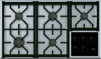 Wolf Gas Hob ICBCG365T-S - Stainless Steel