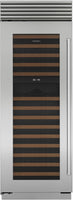Sub-Zero Built In Wine Cooler ICBCL3050W-S-P-L - Stainless Steel / Glass