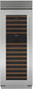 Sub-Zero Built In Wine Cooler ICBCL3050W-S-P-L - Stainless Steel / Glass