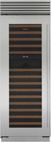 Sub-Zero Built In Wine Cooler ICBCL3050W-S-T-L - Stainless Steel / Glass
