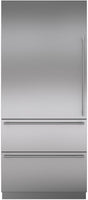 Sub-Zero Built In Fridge Freezer Frost Free ICBDET3650CIID-L - Integrated