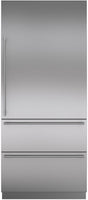 Sub-Zero Built In Fridge Freezer Frost Free ICBDET3650CIID-R - Integrated