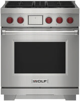 Wolf Range Cooker Dual Fuel Lpg ICBDF30450-S-P-LP - Stainless Steel