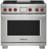 Wolf Range Cooker Dual Fuel ICBDF36450G-S-P - Stainless Steel