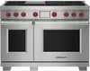 Wolf Range Cooker Dual Fuel Lpg ICBDF48450CG-S-P-LP - Stainless Steel
