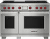 Wolf Range Cooker Dual Fuel ICBDF48450CG-S-P - Stainless Steel