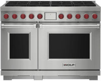 Wolf Range Cooker Dual Fuel Lpg ICBDF48850-S-P-LP - Stainless Steel
